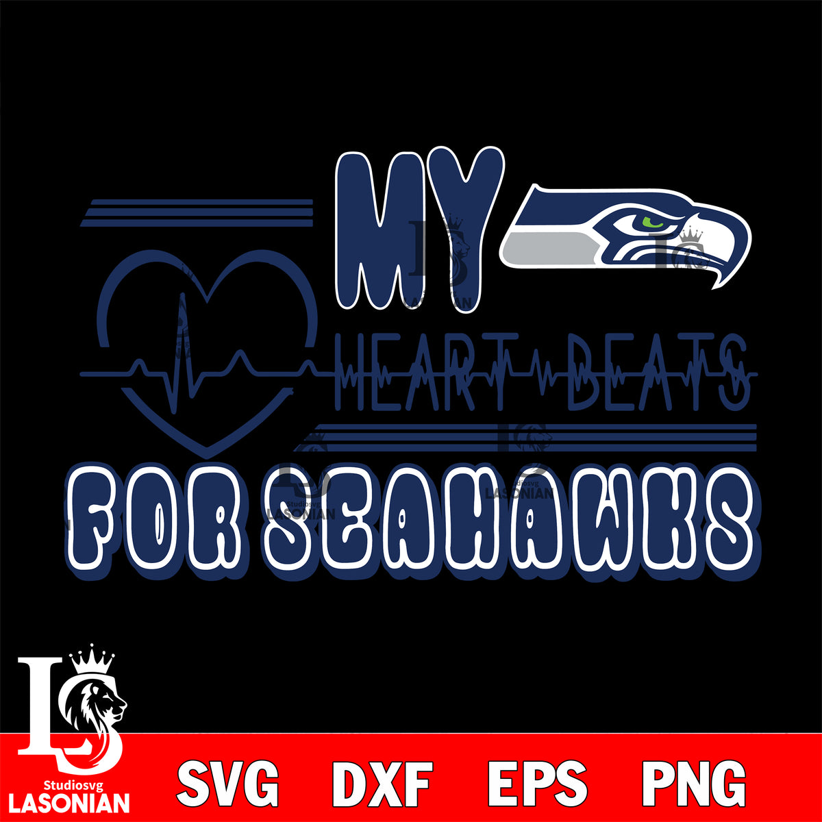 Seattle Seahawks Heart svg, nfl svg, eps, dxf, png, digital file – SVG  Sporty