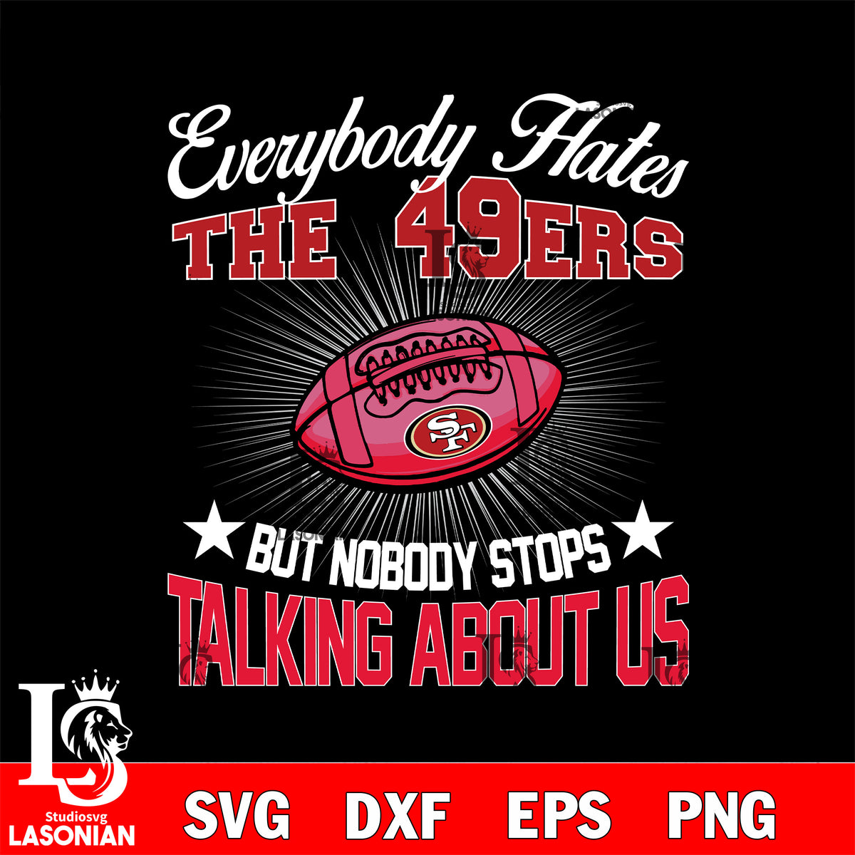 San Francisco 49ers Logo,San Francisco 49ers Heart NFL Svg Dxf Eps Png –  lasoniansvg