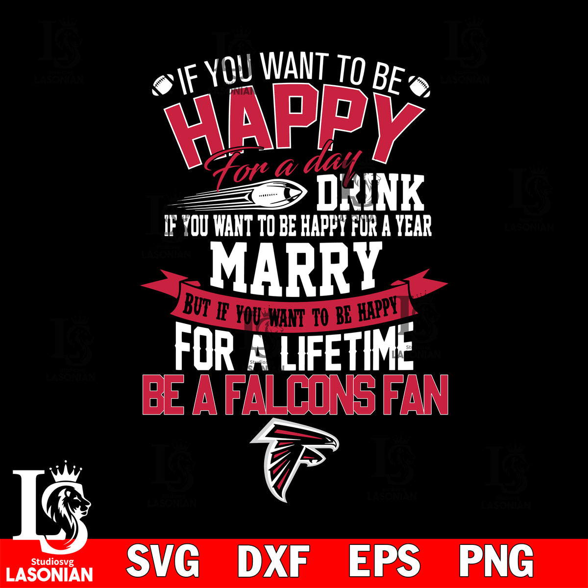 Atlanta Falcons Logo, Atlanta Falcons Heart NFL Svg Dxf Eps Png file –  lasoniansvg