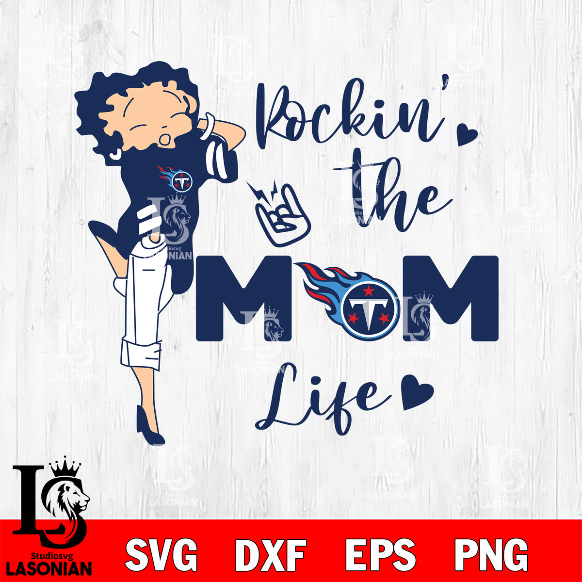 Titans Football Shirt Design SVG DXF Cut File