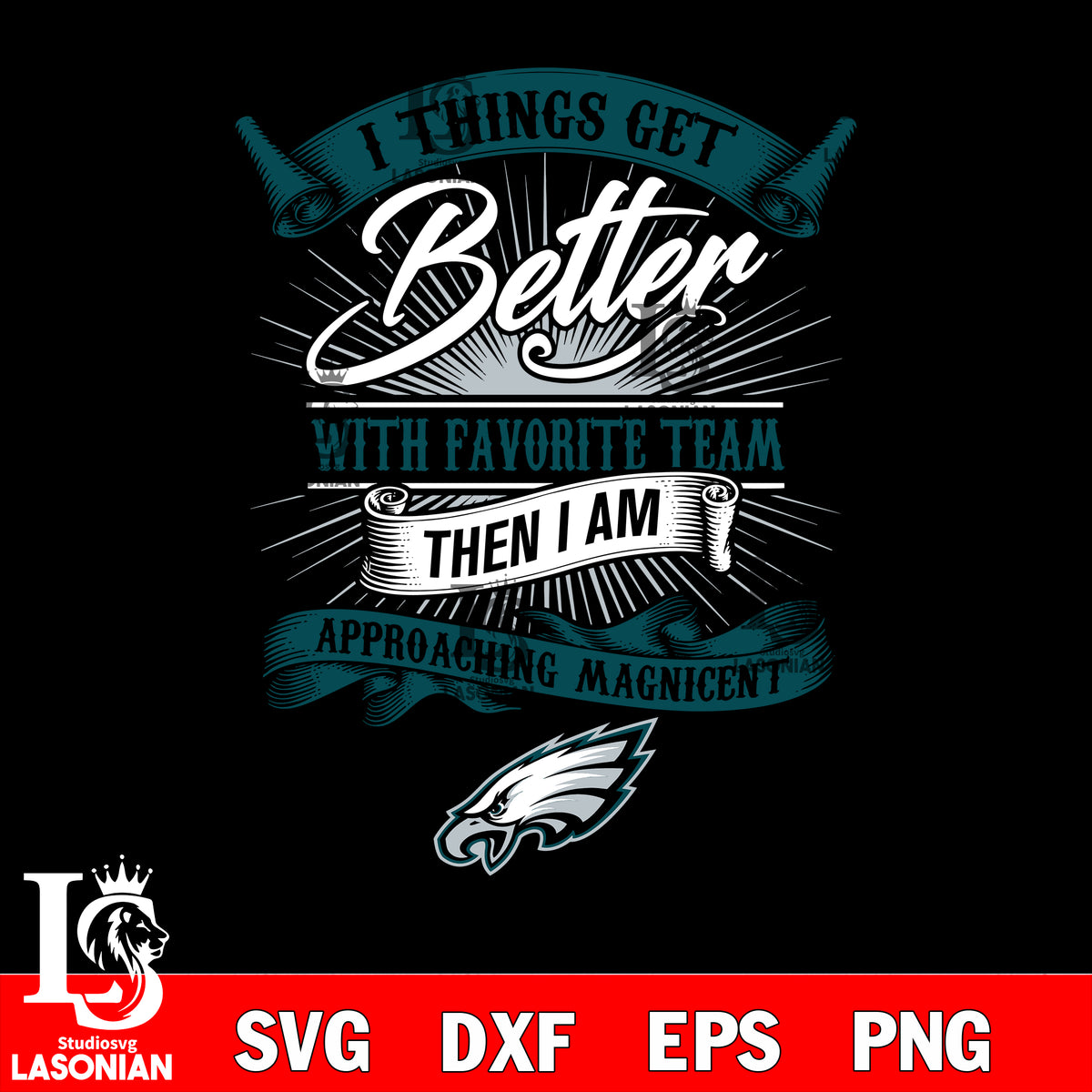 Heart Philadelphia Eagles SVG NFL Team SVG Digital Cricut File