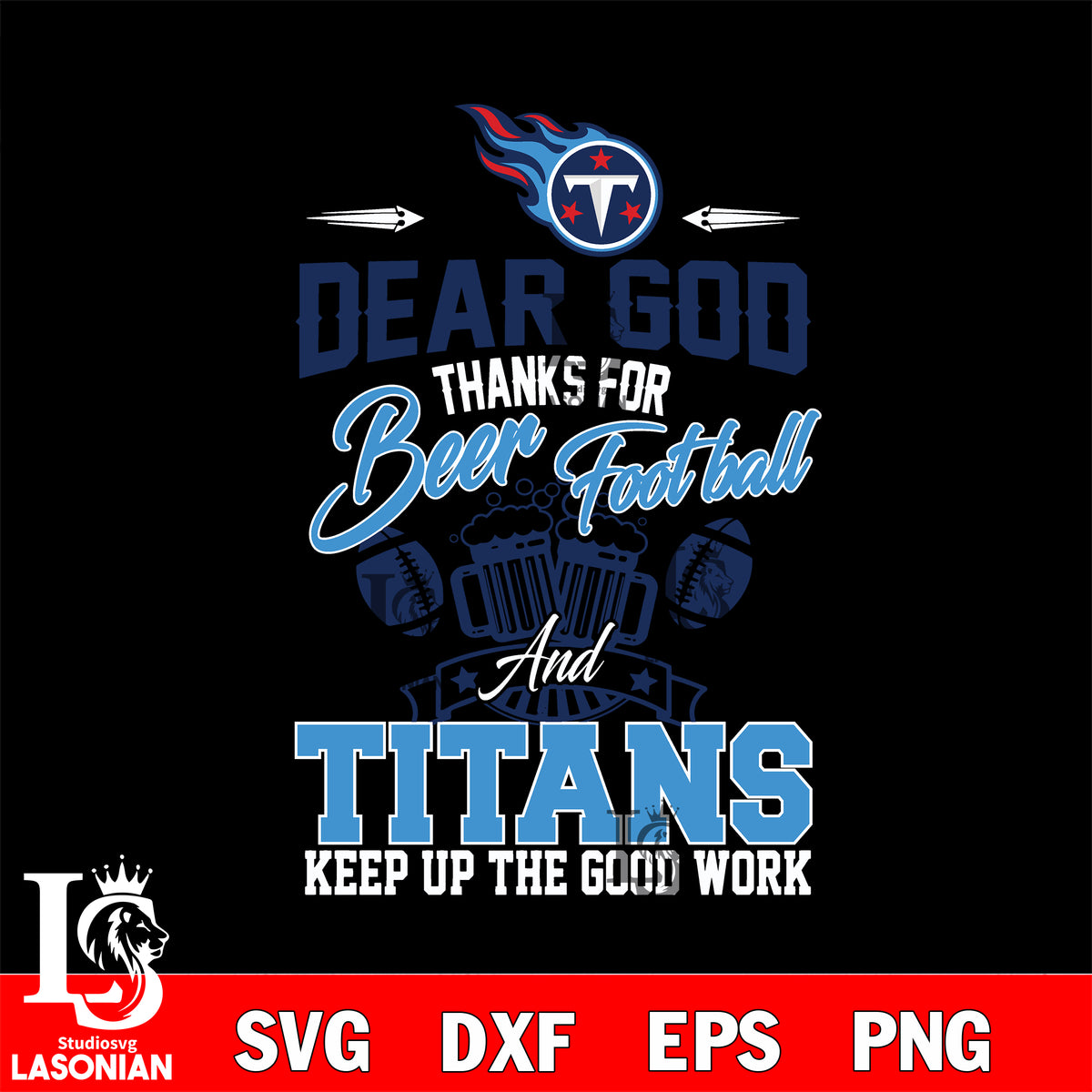 TENNESSEE TITANS: The Titans new logo is a Titan ready to take on the Gods.  The