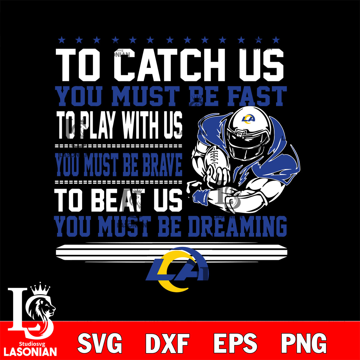 Los Angeles Rams Football Team svg Digital File, Los Angeles Rams Svg