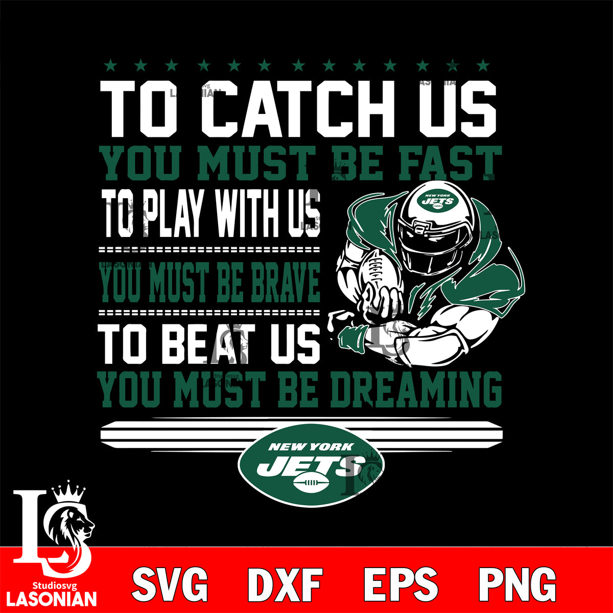 NFL Team New York Jets Logo Silhouette SVG Cut File for Cricut Digital  Download