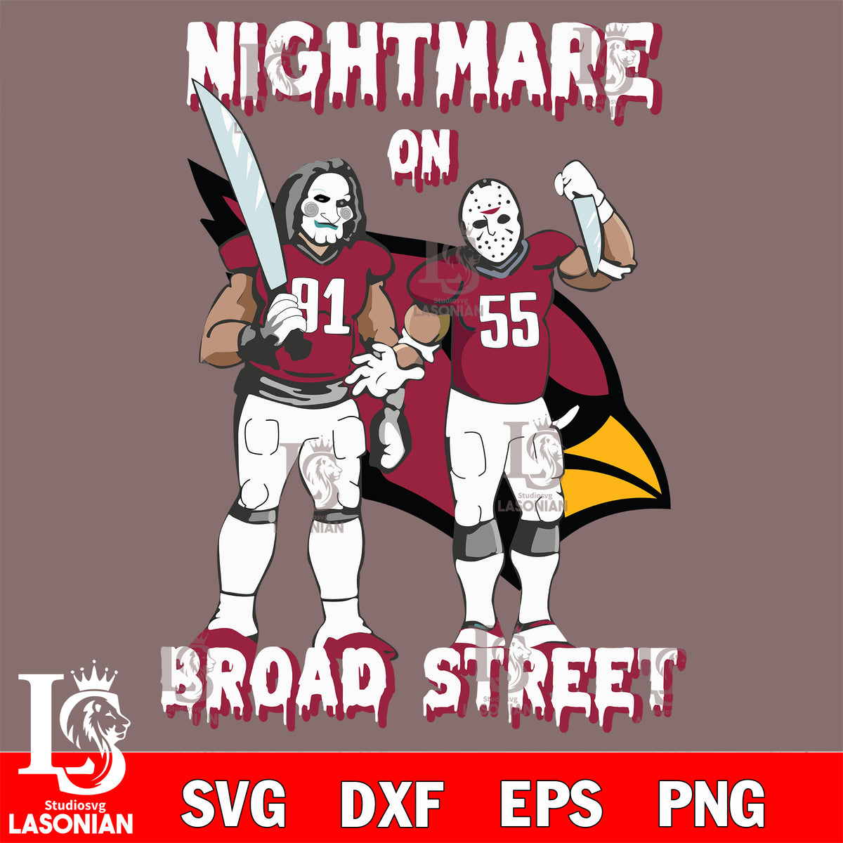 Arizona Cardinals Beat Heart svg eps dxf png file – lasoniansvg