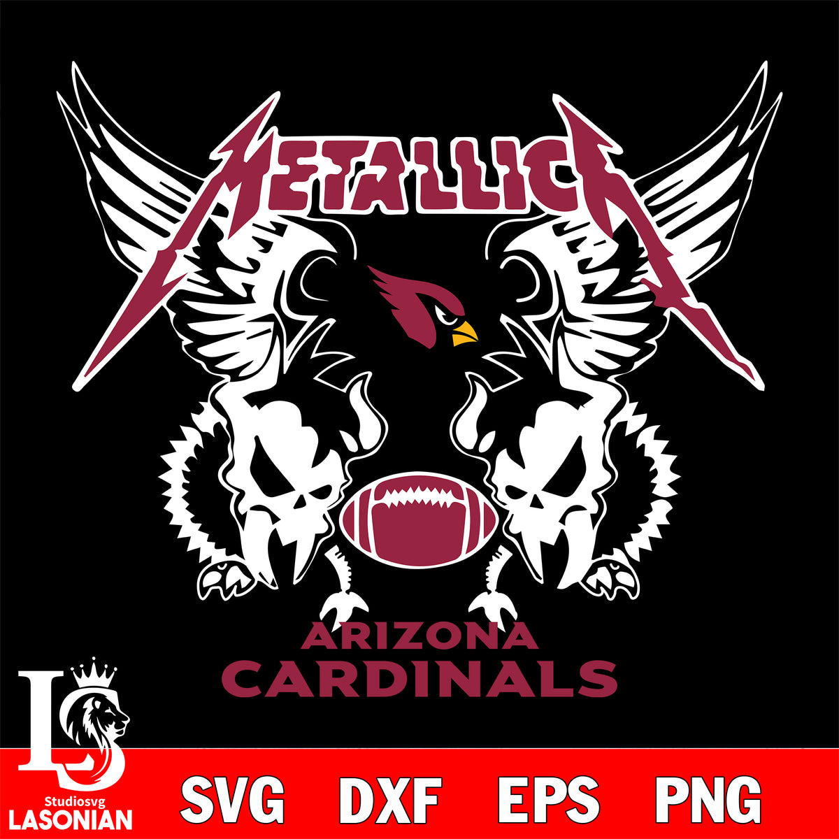 Arizona Cardinals SVG - Instant Download For Silhouette and Cricut