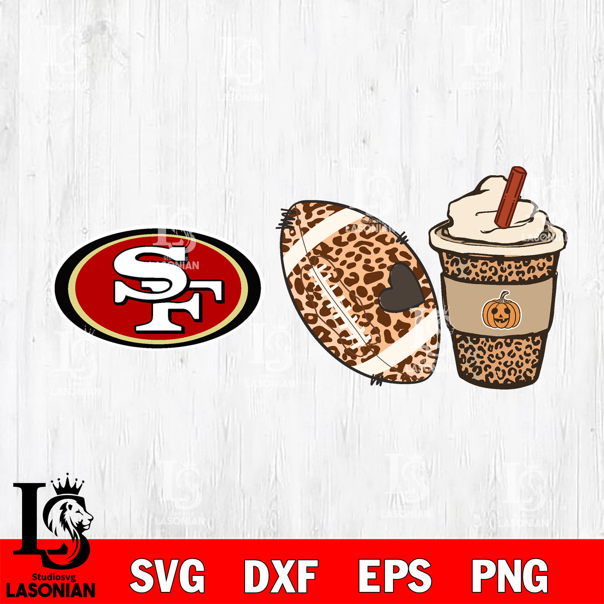 San Francisco 49ers Logo,San Francisco 49ers Heart NFL Svg Dxf Eps Png –  lasoniansvg