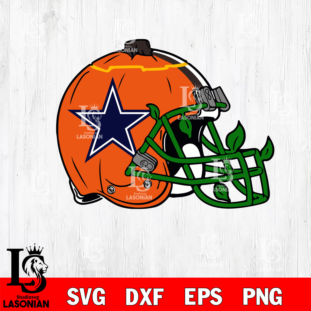 dallas cowboys helmet SVG file, PNG file, EPS file, DXF file