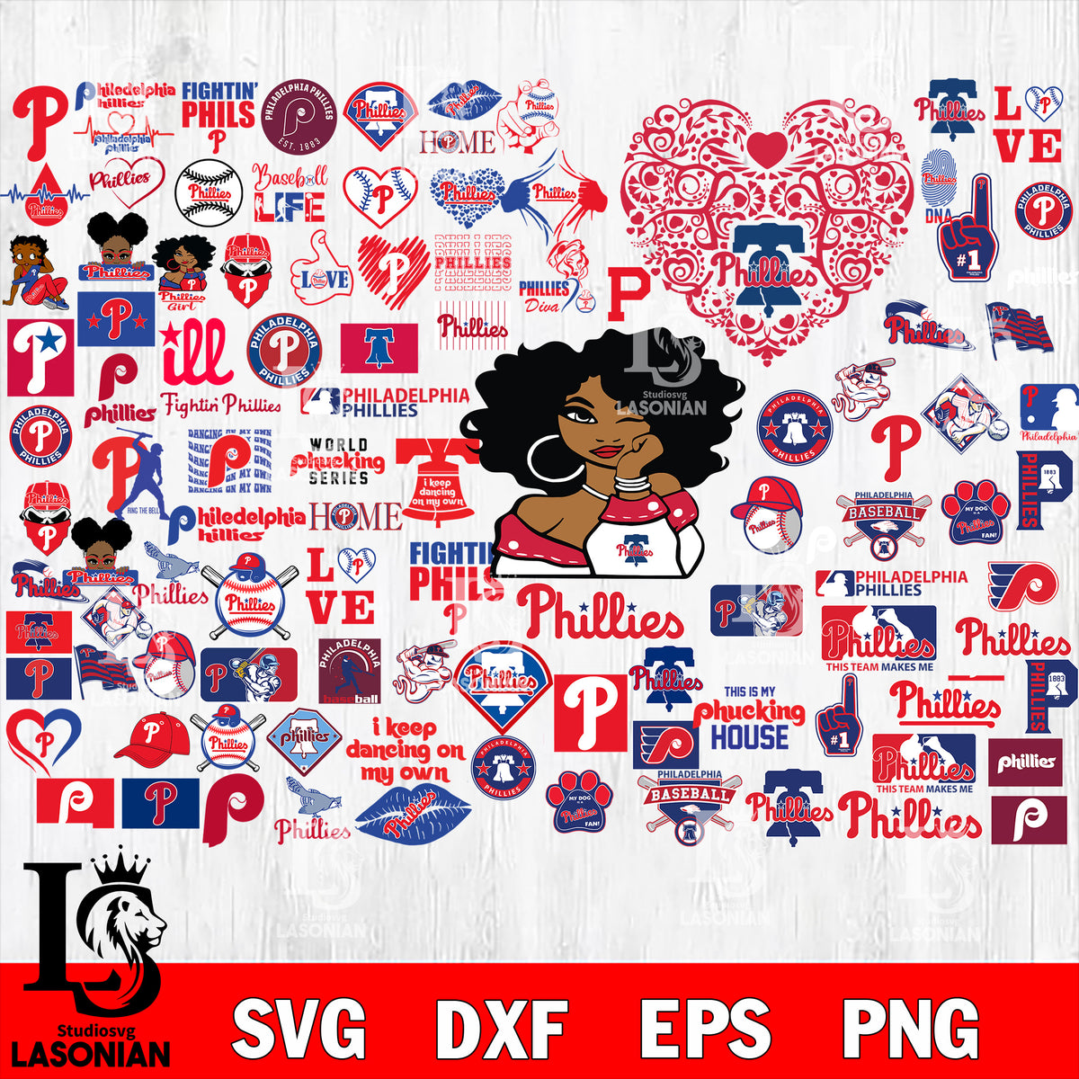 Phillies SVG Baseball SVG Digital File Cut File Sports 