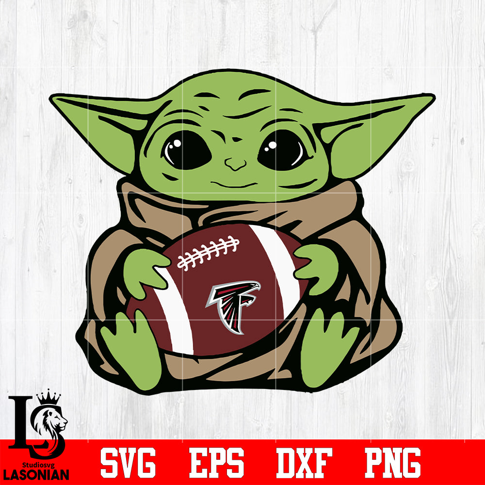 Top-selling Item] Atlanta Falcons Baby Yoda Style Summer Summer