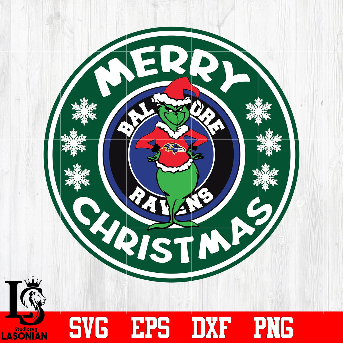 Baltimore Ravens, Grinch merry christmas svg eps dxf png file – lasoniansvg