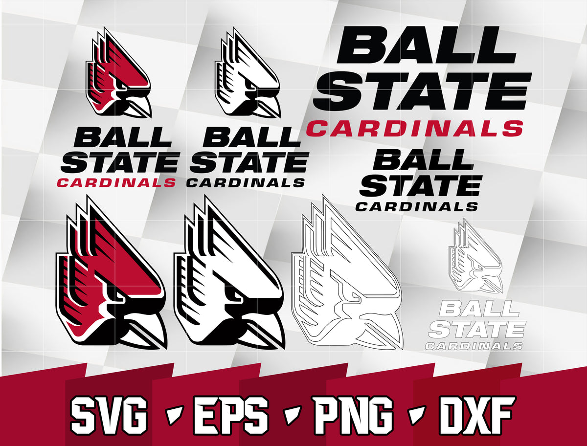 Ball State Cardinals Vive La Fete Game Day Collegiate Large Logo