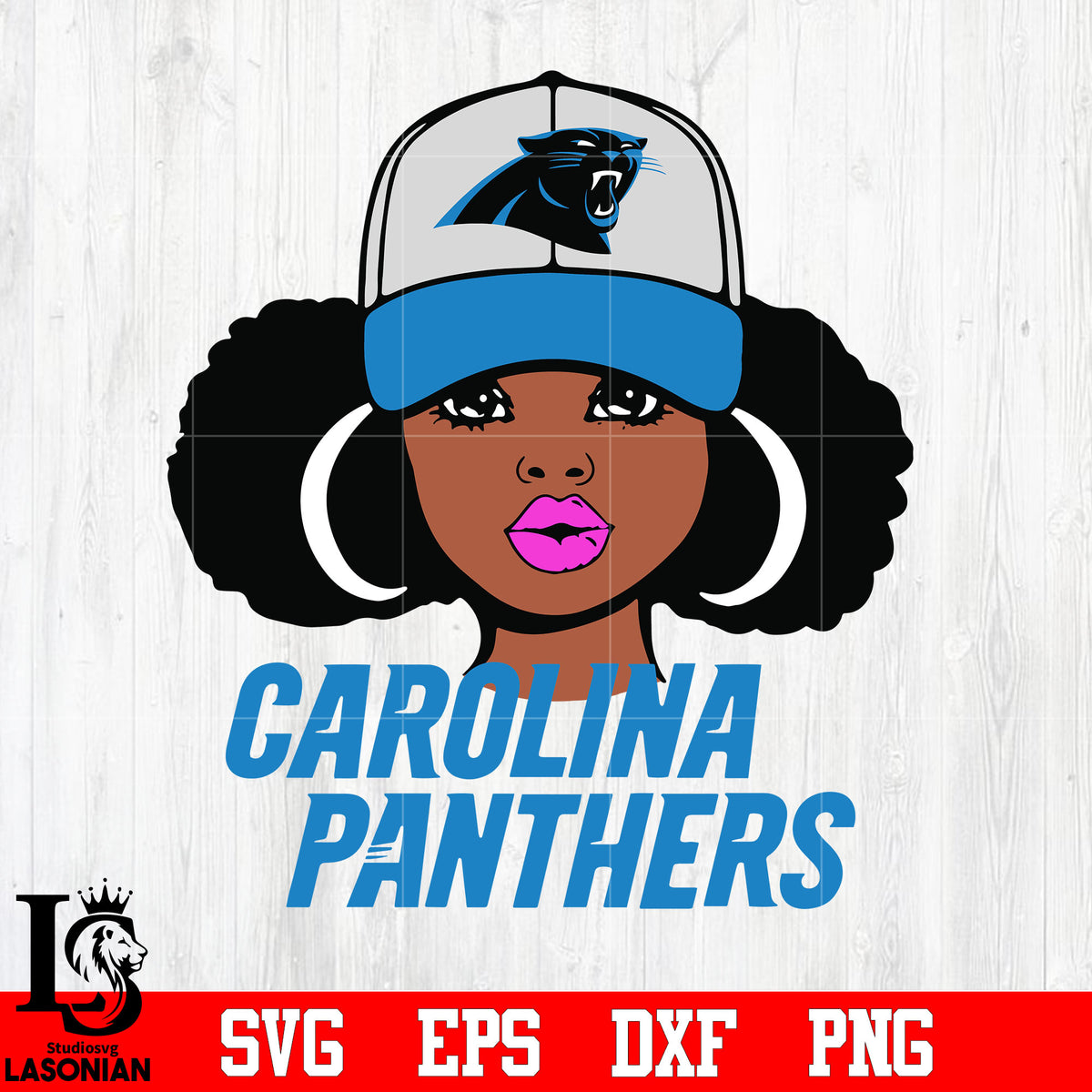 Carolina Panthers logo Digital File (SVG cutting file + pdf+png+dxf)