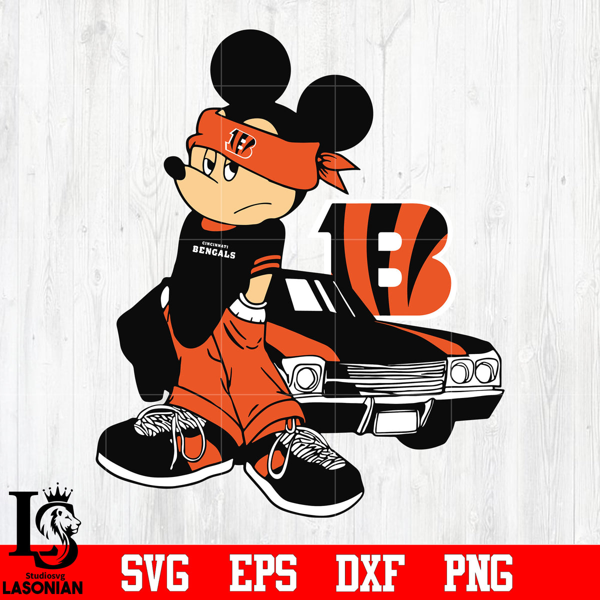 bengals mickey mouse shirt