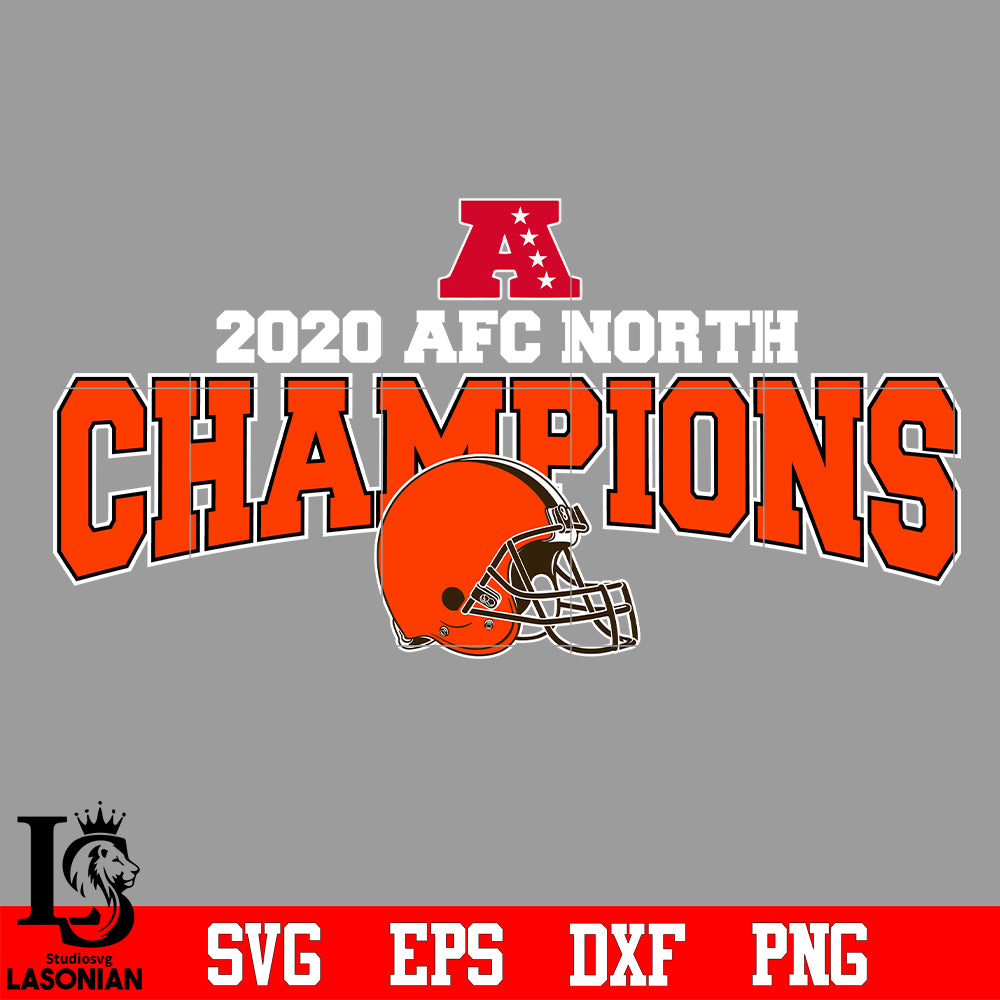 Cleveland Browns 2020 AFC North Champions Svg Dxf Eps Png file – lasoniansvg