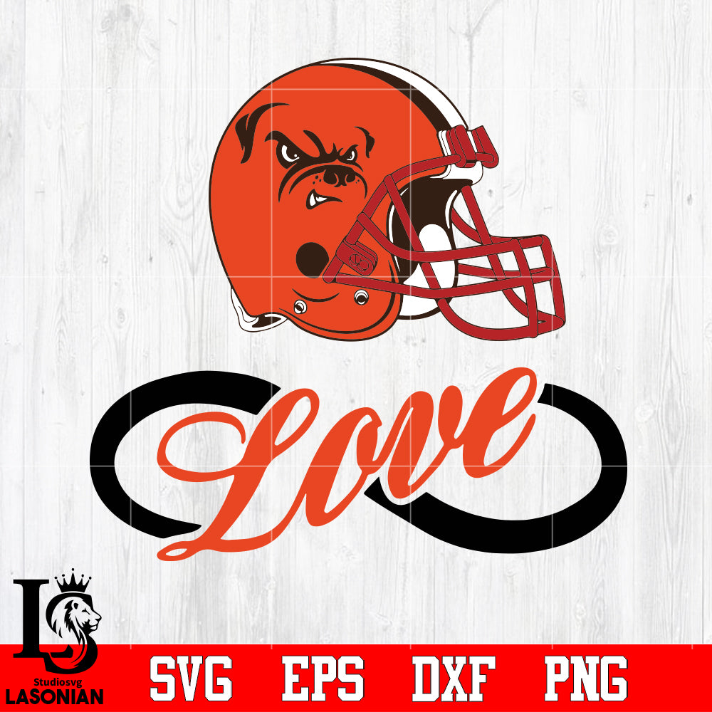 Cleveland Browns Love Svg Dxf Eps Png file – lasoniansvg