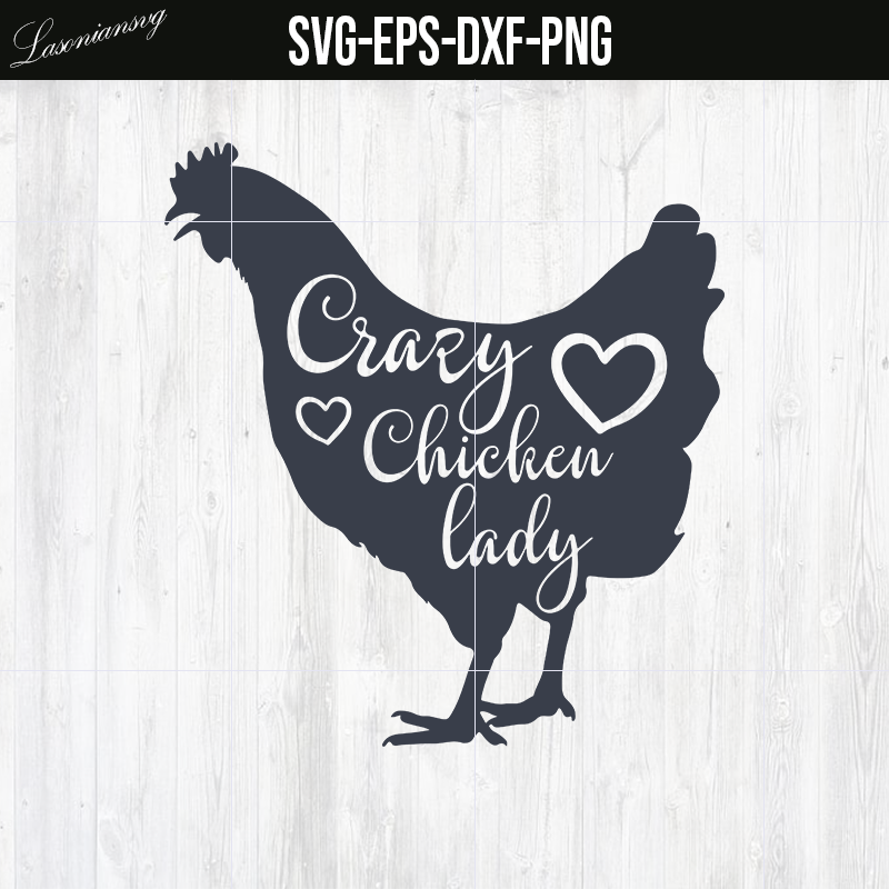 Chicken SVG Instant Download Chicken Mom Chicken Lady Chicken