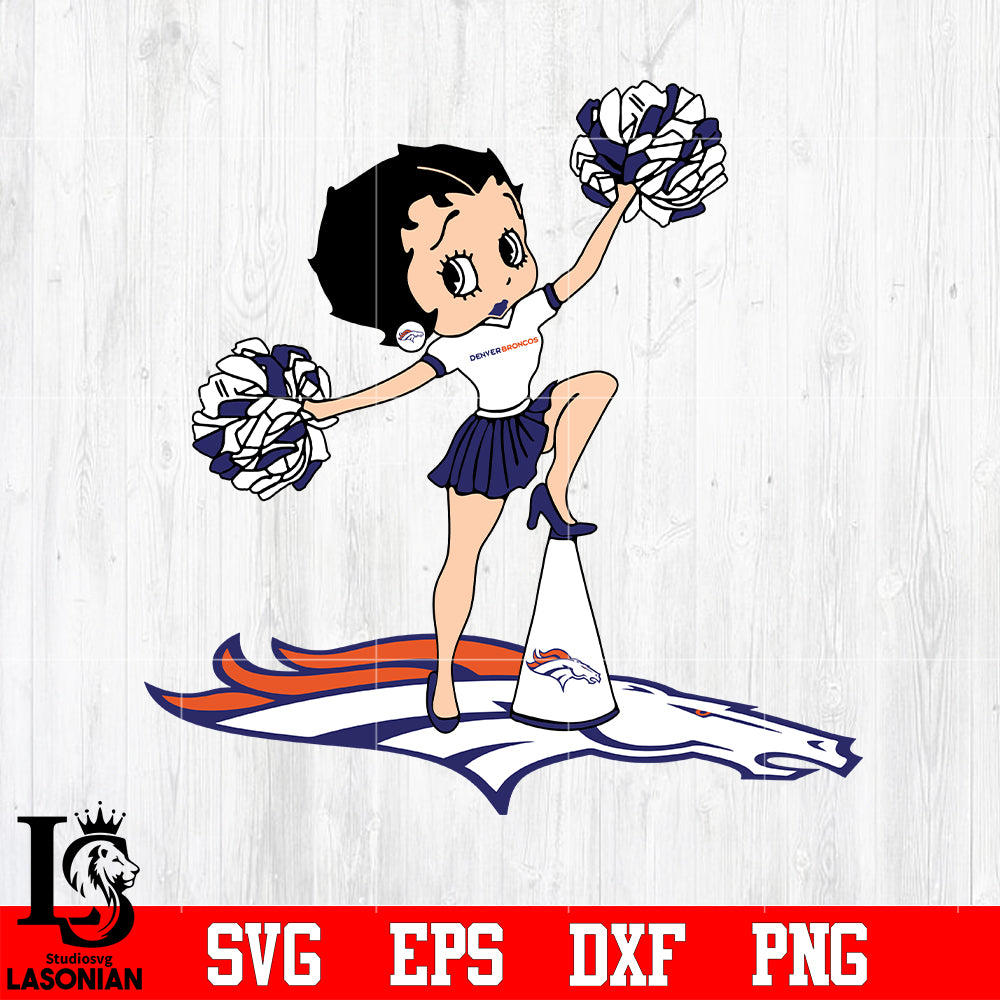 Dallas Cowboys Betty Boop Cheerleader NFL svg eps dxf png file