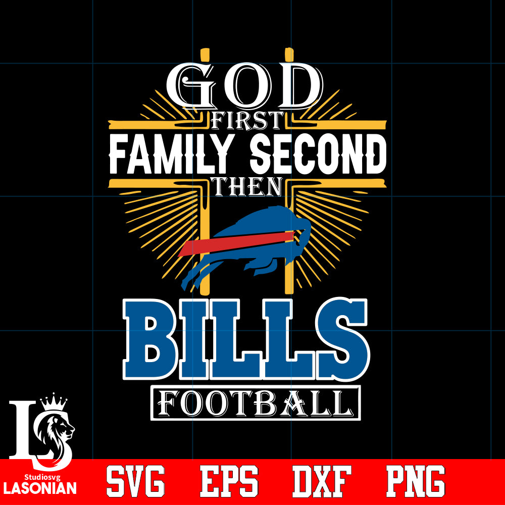 Buffalo Bills NFL Personalized God First Family Second Baseball Jersey -  Growkoc