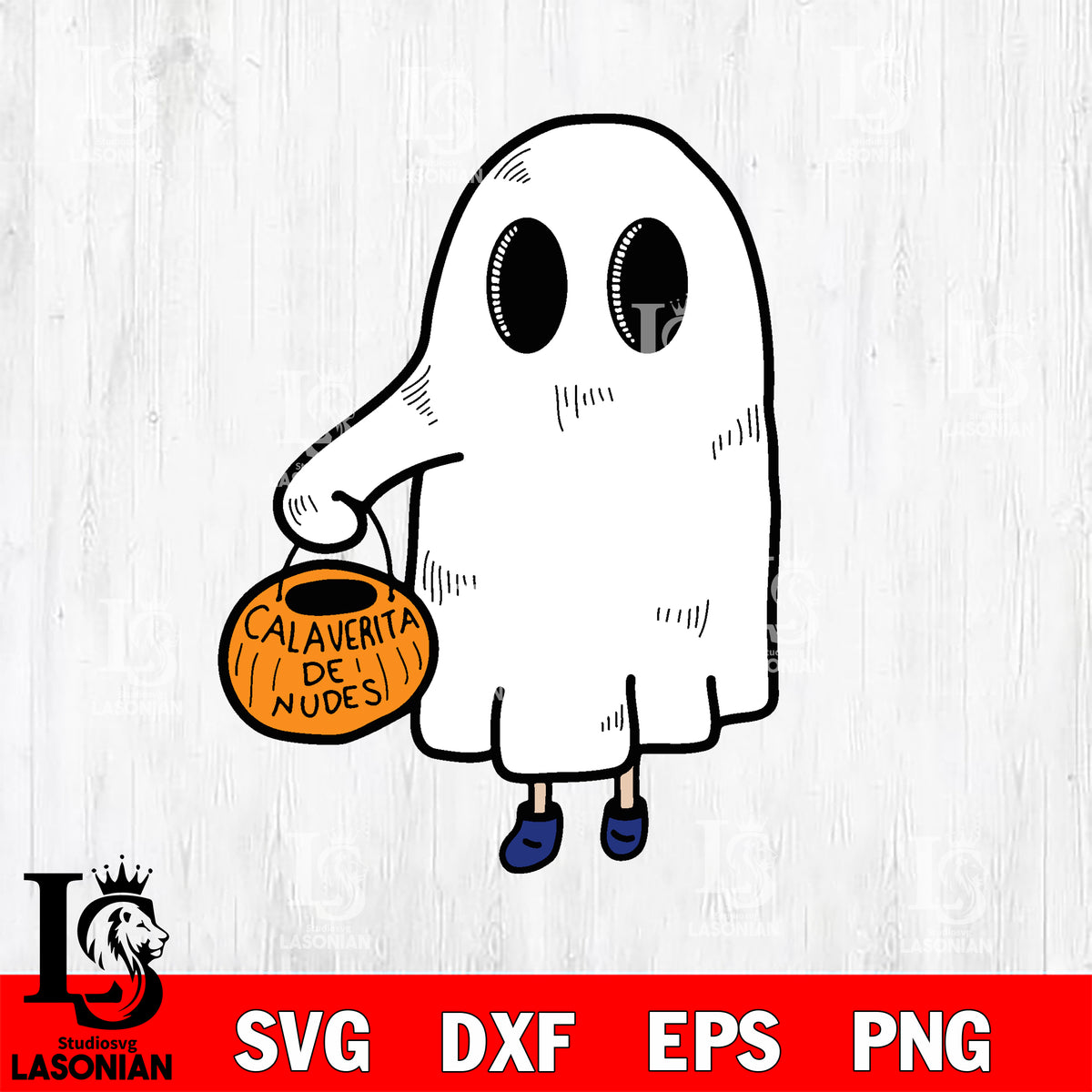 Boo Ghost Calaverita De Nudes svg eps dxf png file