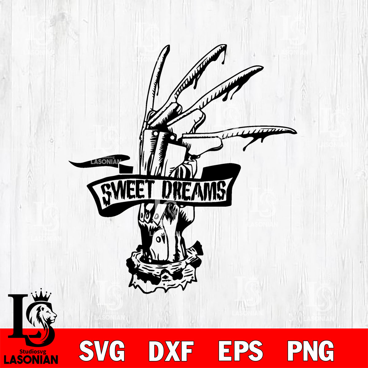 Sweet Dreams SVG - SVG EPS PNG DXF Cut Files for Cricut and