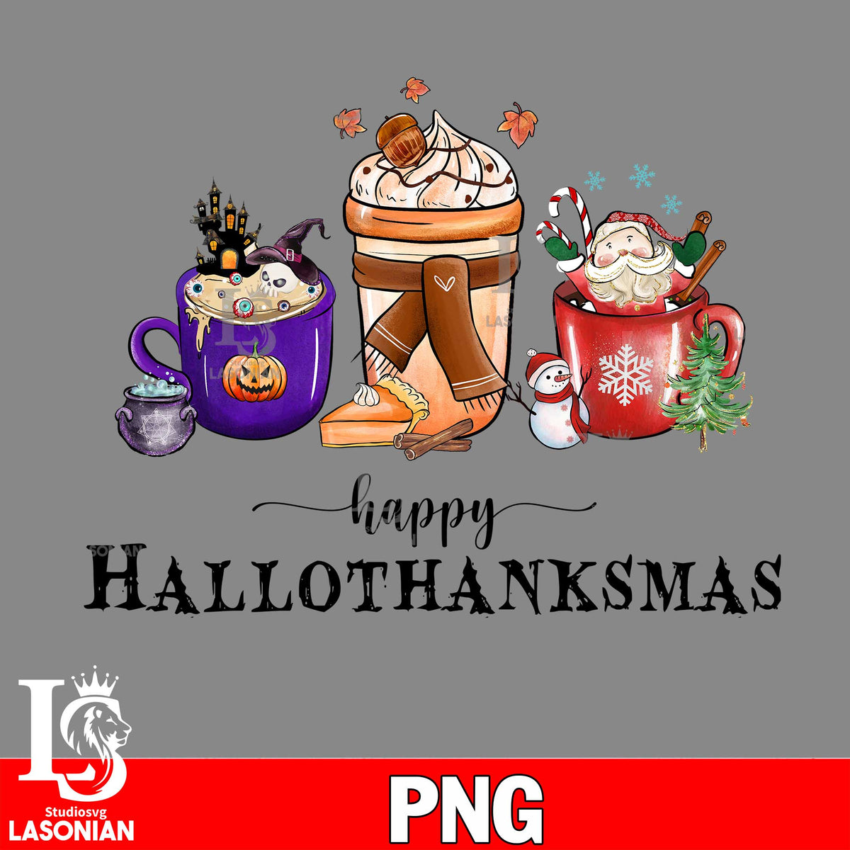 Snoopy Happy Hallothanksmas PNG Fall Halloween Thanksgiving