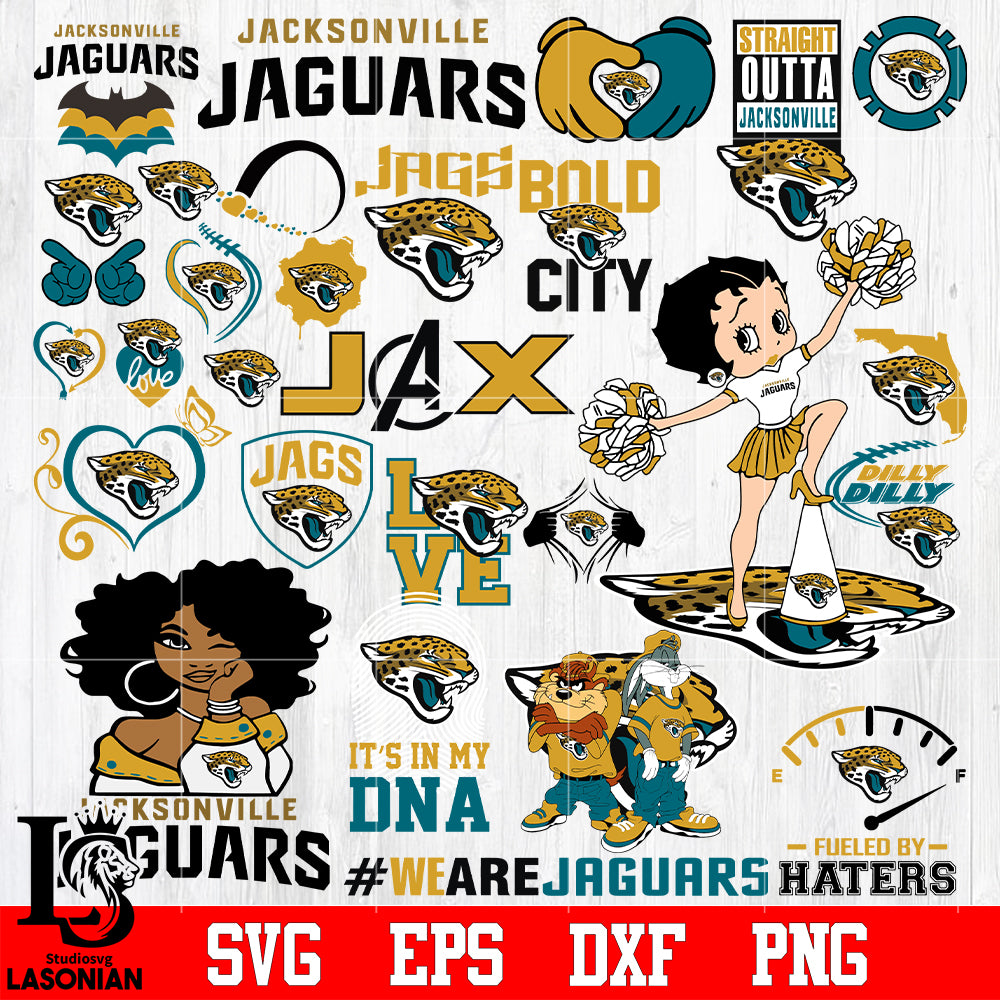 Jacksonville Jaguars Bundle 40 , bundle Nfl, Bundle sport Digital