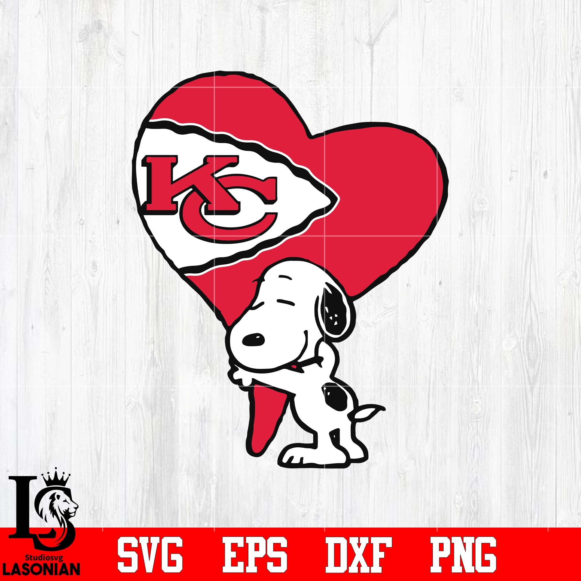 Kansas City Chiefs Snoopy heart svg eps dxf png file – lasoniansvg