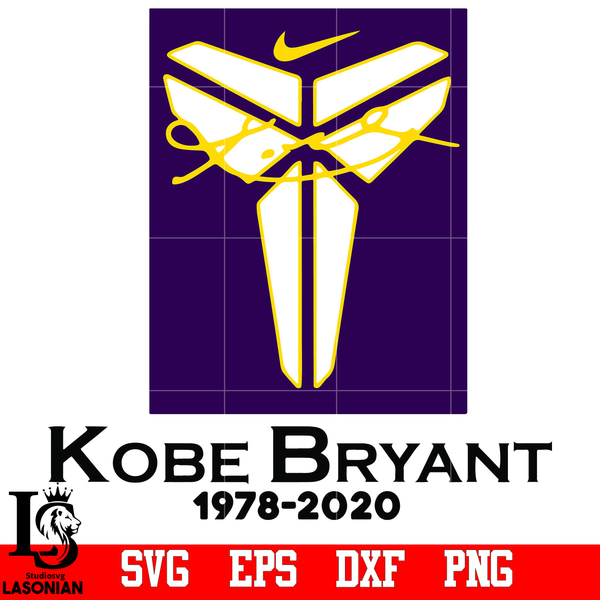 Kobe Bryant,# 24 LA Lakers 4 svg,eps,dxf,png file – lasoniansvg