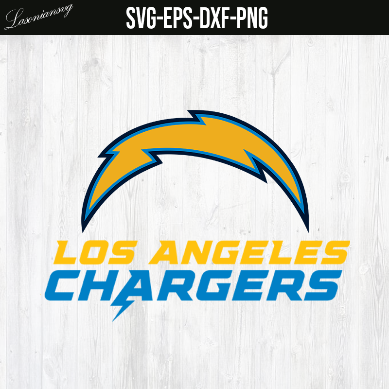 Los Angeles Chargers SVG PNG DXF EPS - free svg files for cricut