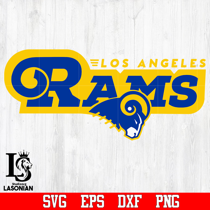 Logo los angeles rams SVG file, PNG file, EPS file, DXF file