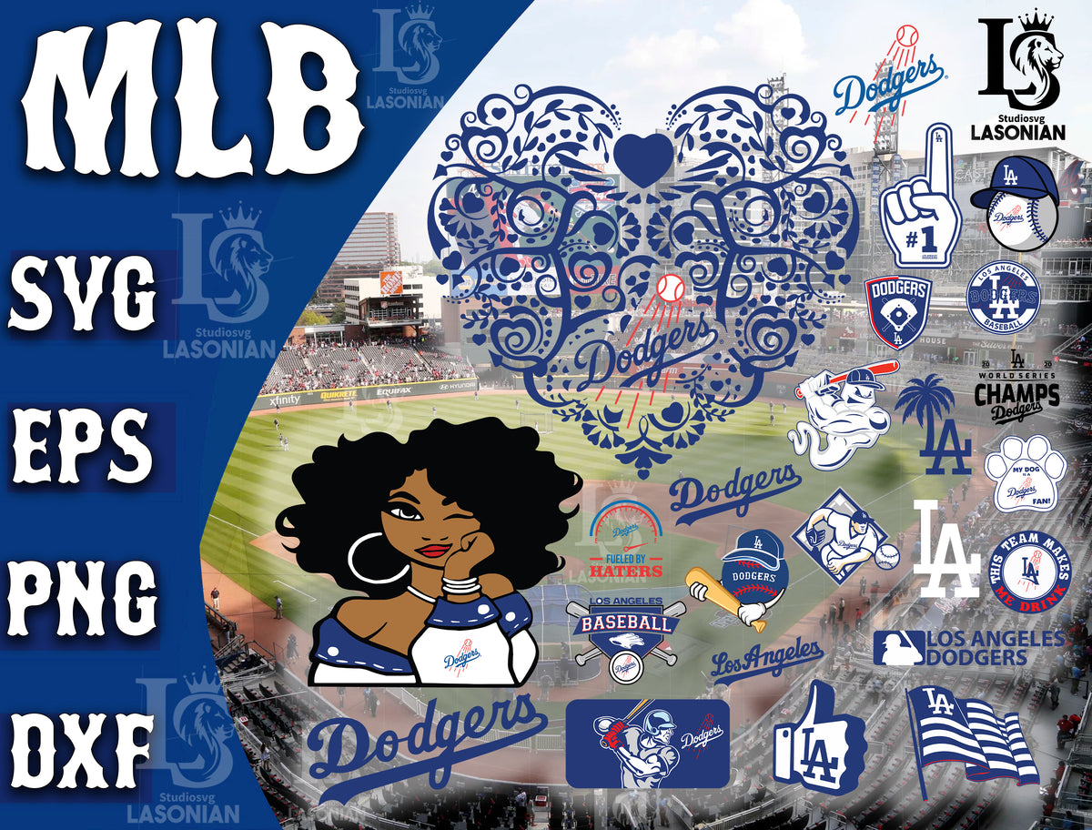 Los Angeles Dodgers Bundle Svg Files For Silhouette Files For