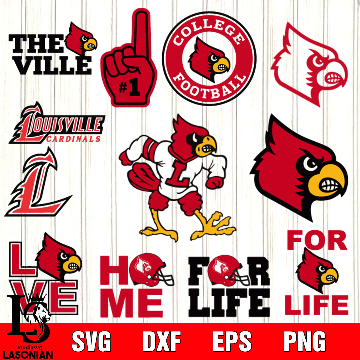 Louisville University of Louisville Cardinals the Ville 
