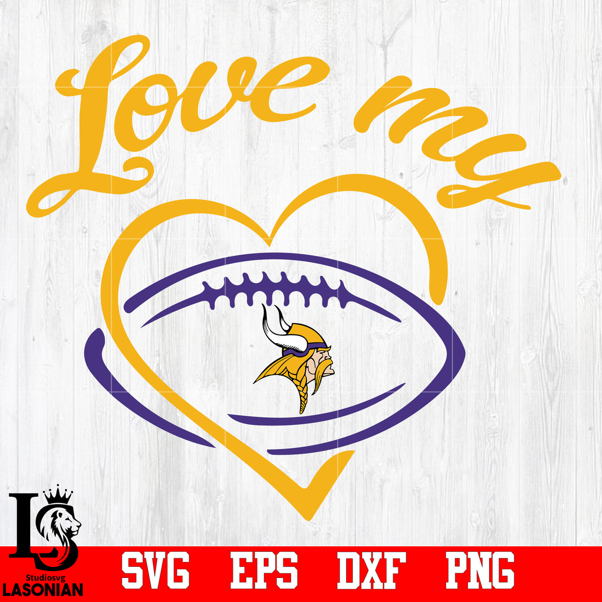 Peace Love Minnesota Vikings svg eps dxf png file – lasoniansvg