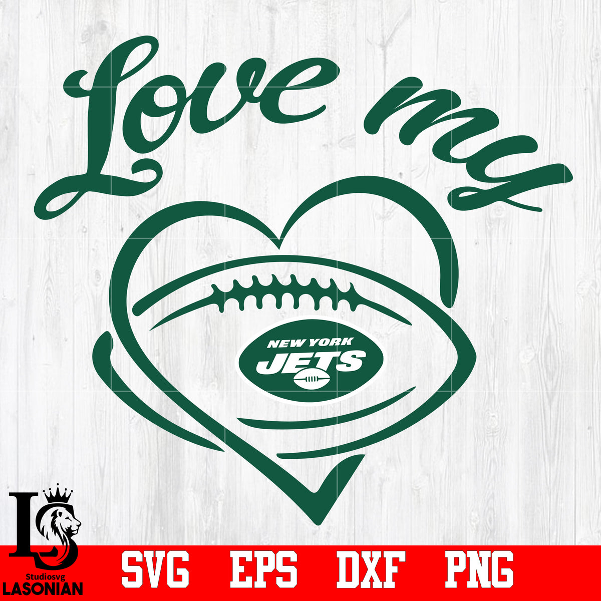 Peace Love Jets svg, New York Jets svg, Football svg - Doomsvg