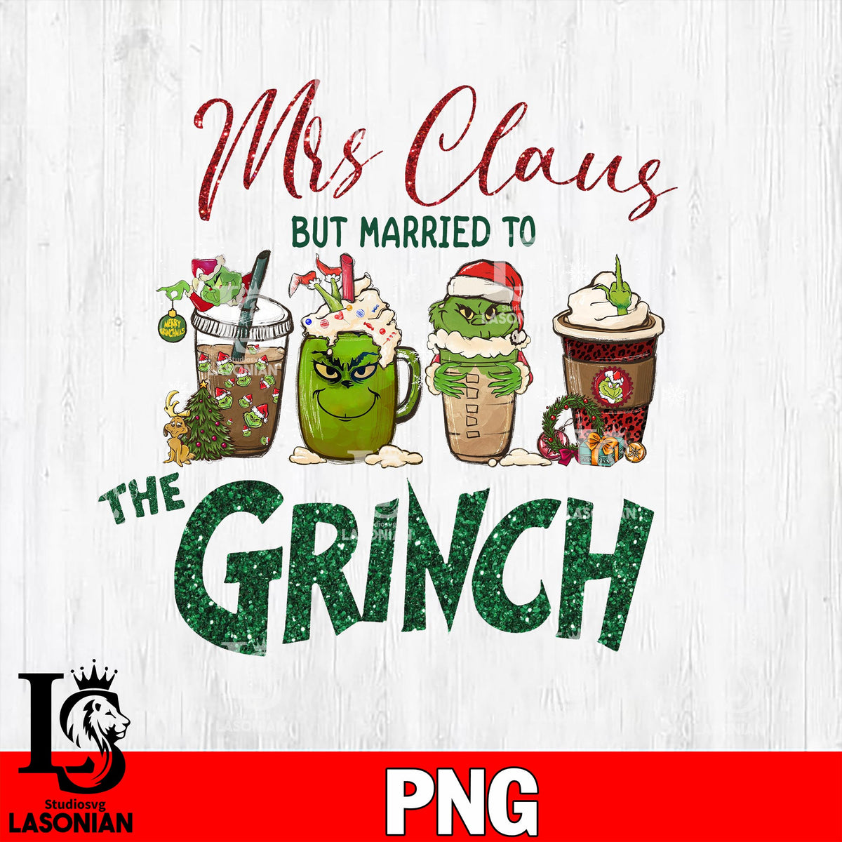 Mrs claus but I married the grinch - 3T Xpressions