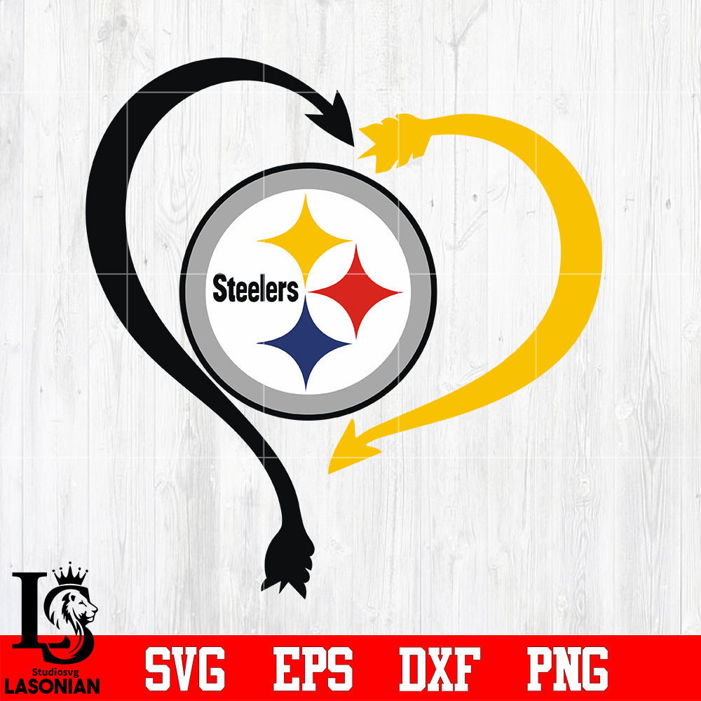 Pittsburgh Steelers circles svg,eps,dxf,png file – lasoniansvg