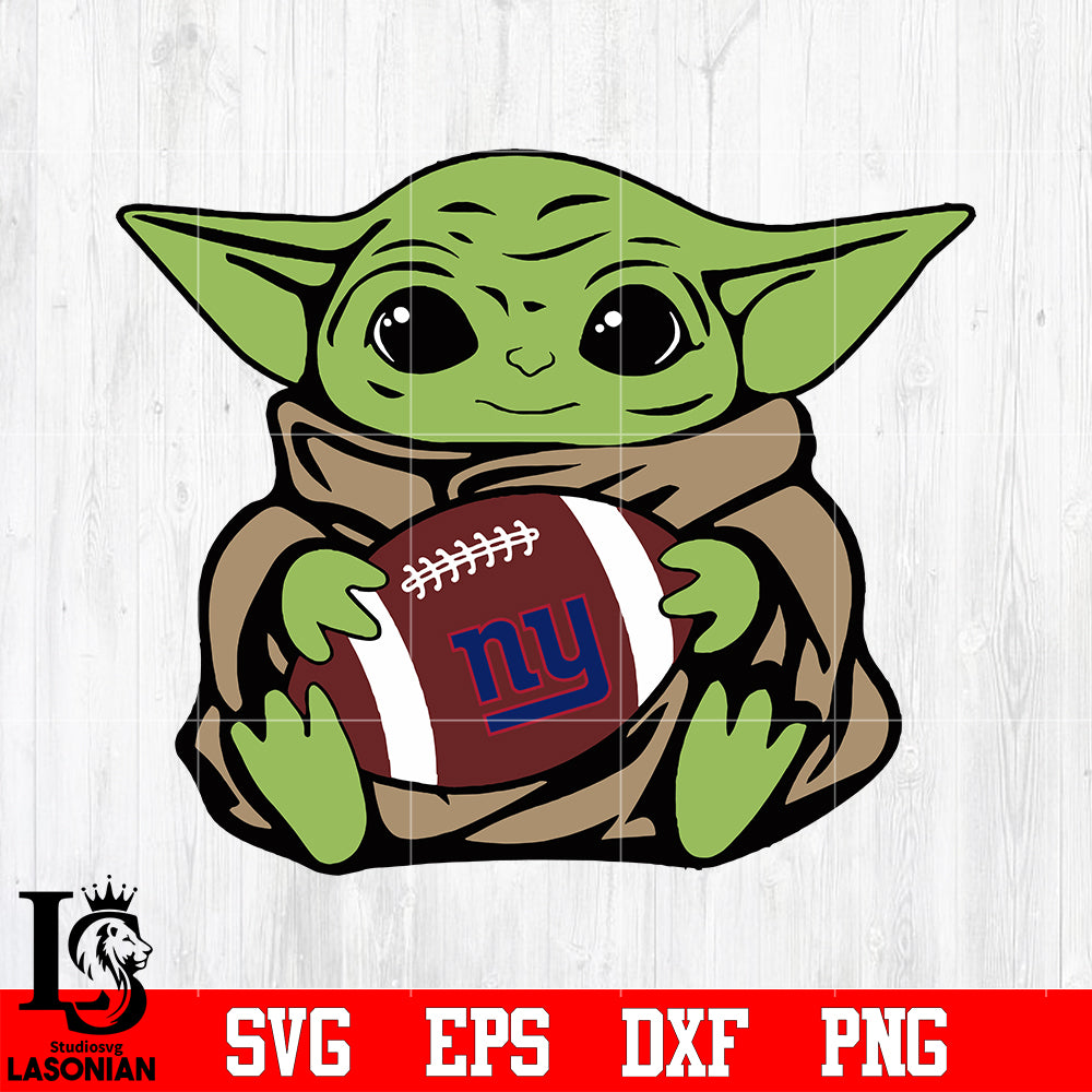 Nfl Football New York Giants Baby Yoda Star Wars 2023 Shirt Size up S to 4XL