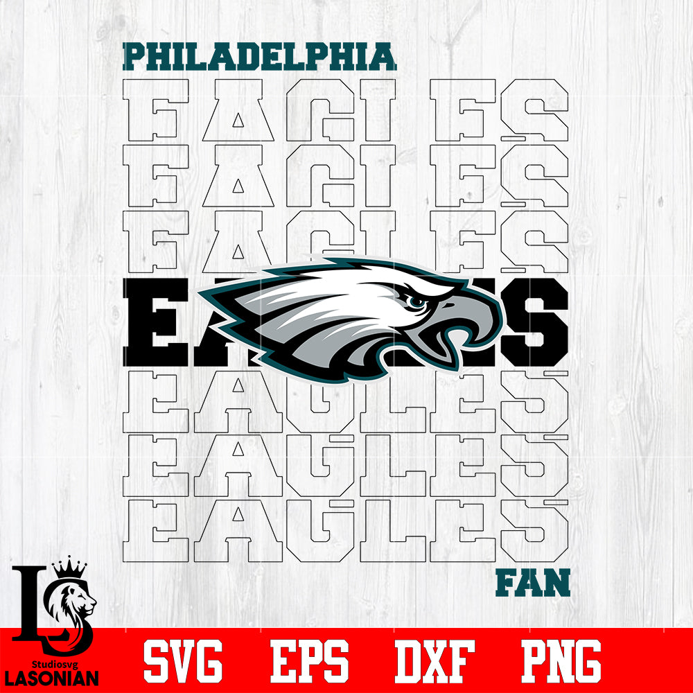 Philadelphia Eagles Fan svg eps dxf png file – lasoniansvg