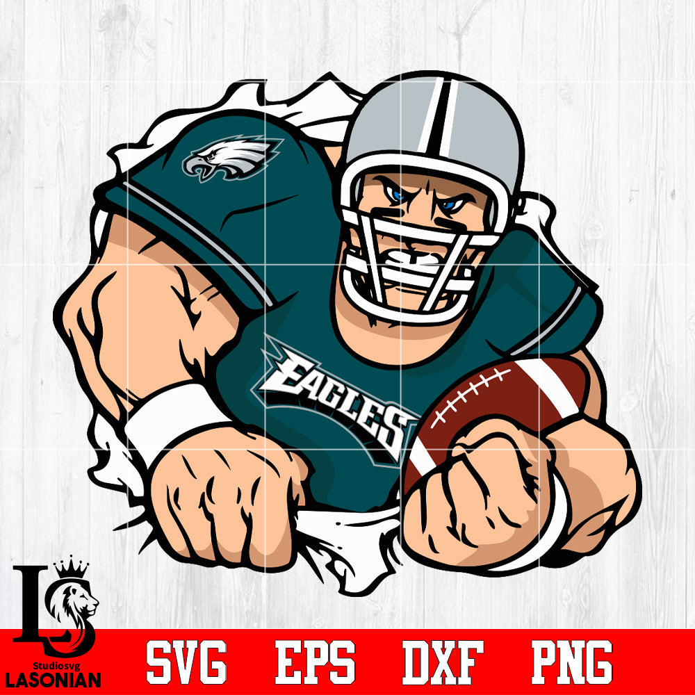 Logo Philadelphia Eagles Football SVG PNG EPS DXF