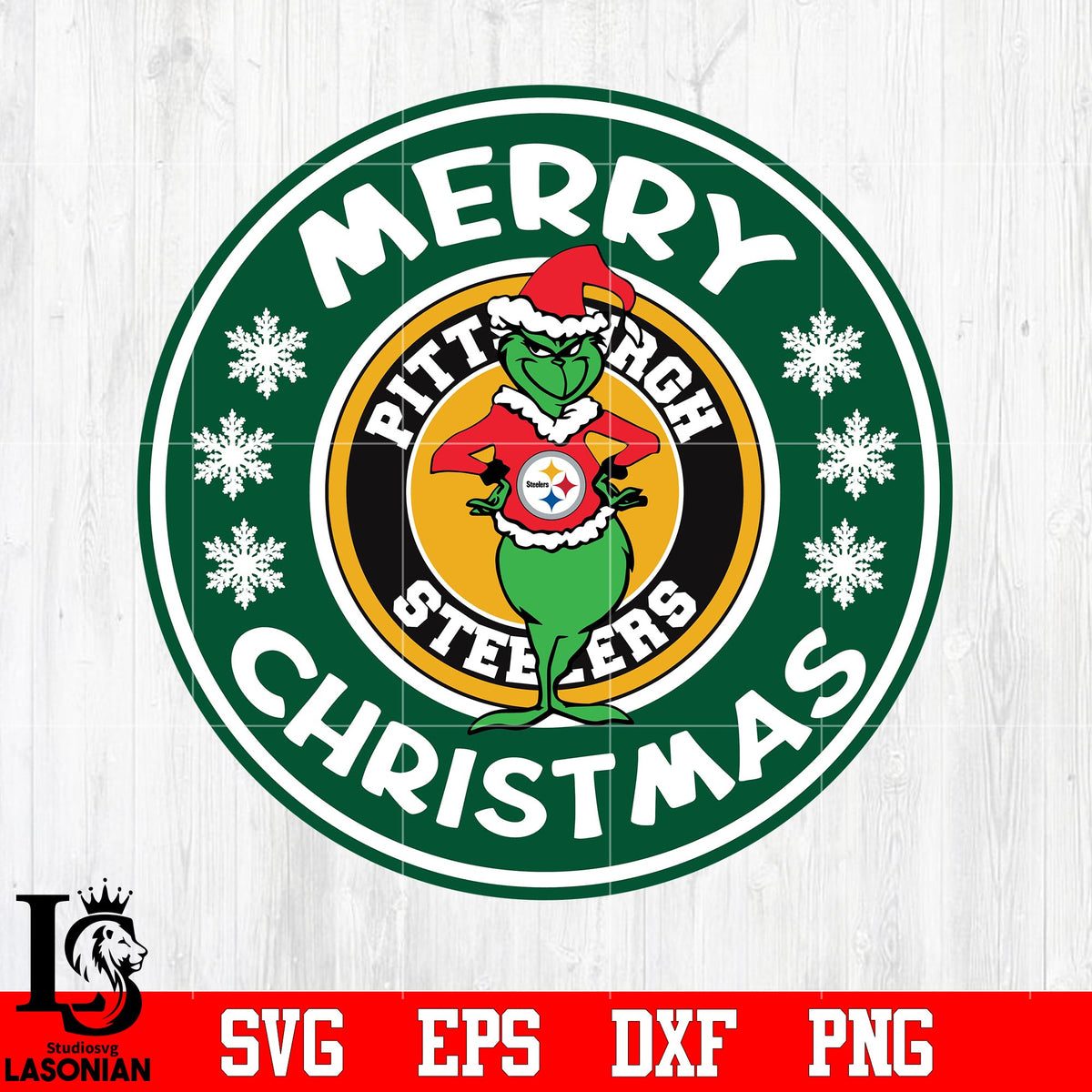 Pittsburgh Steelers, Grinch merry christmas svg eps dxf png file –  lasoniansvg