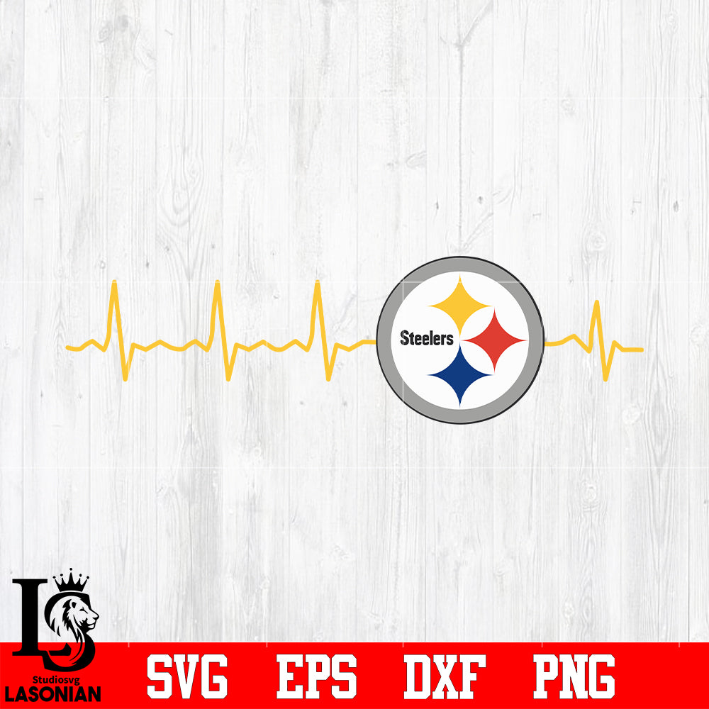 Pittsburgh Steelers Logo,Pittsburgh Steelers Heart NFL Svg Dxf Eps Png –  lasoniansvg