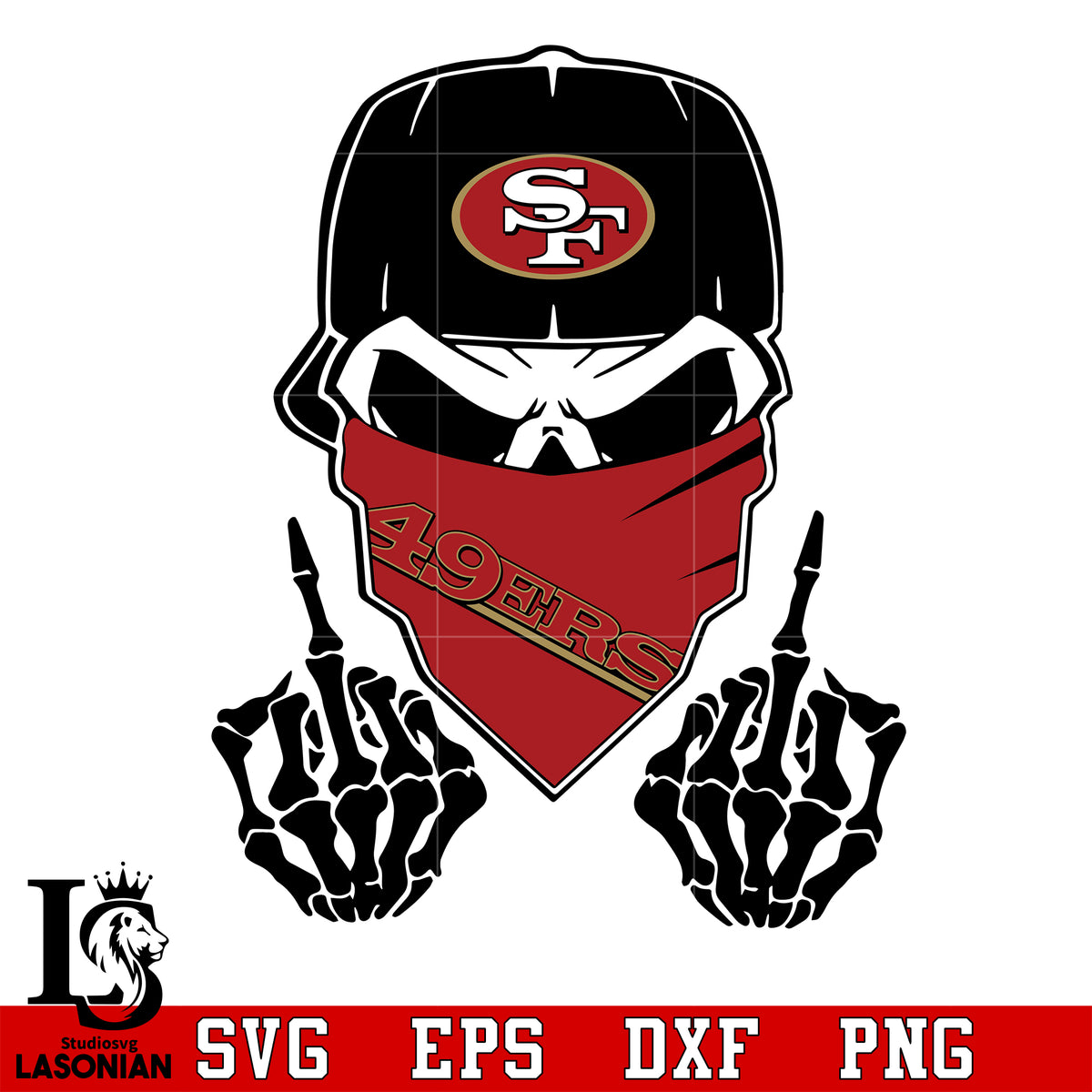 San Francisco 49ers Logo,San Francisco 49ers Heart NFL Svg Dxf Eps Png –  lasoniansvg