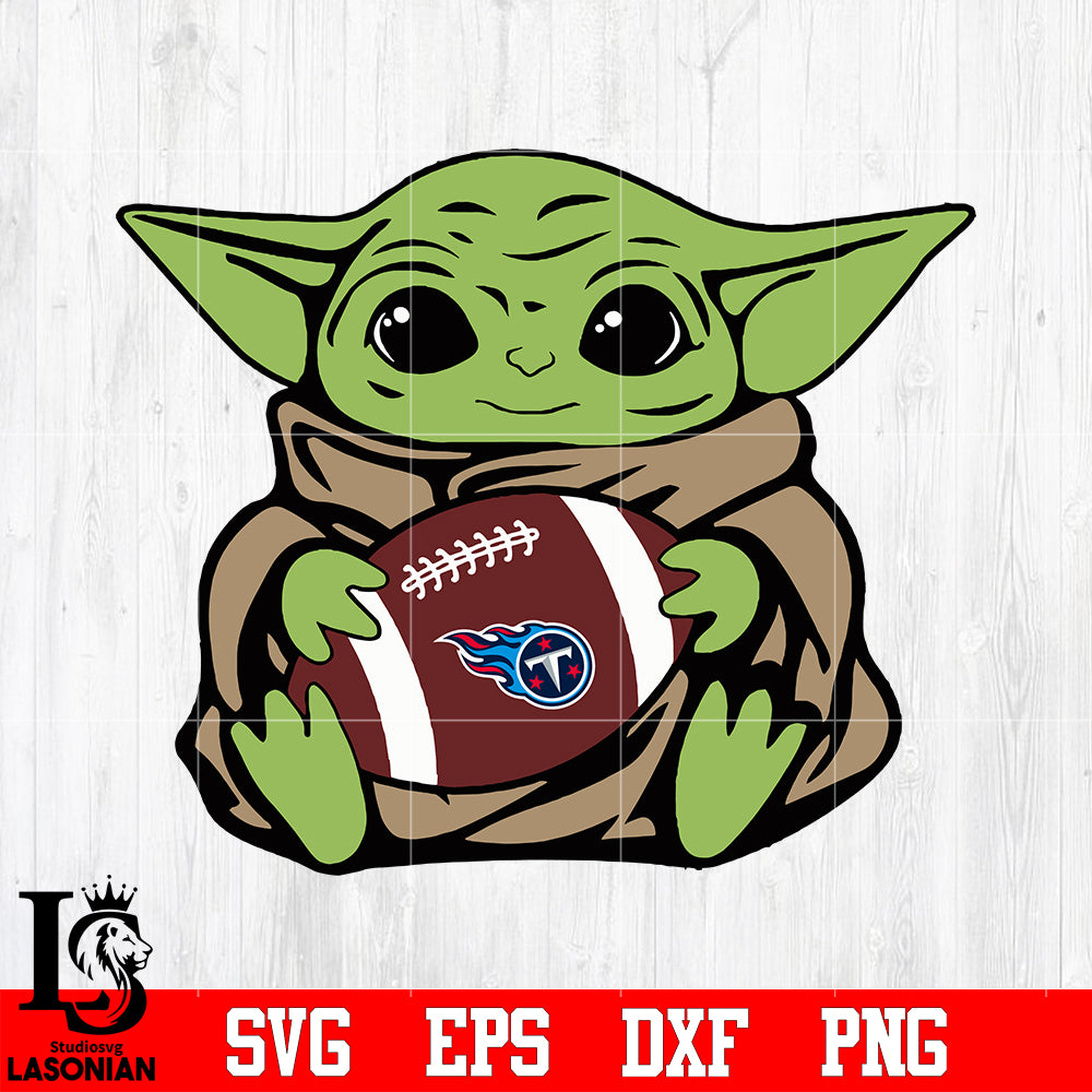 Tennessee Titans Team Baby Yoda, Baby Yoda svg eps dxf png file –  lasoniansvg