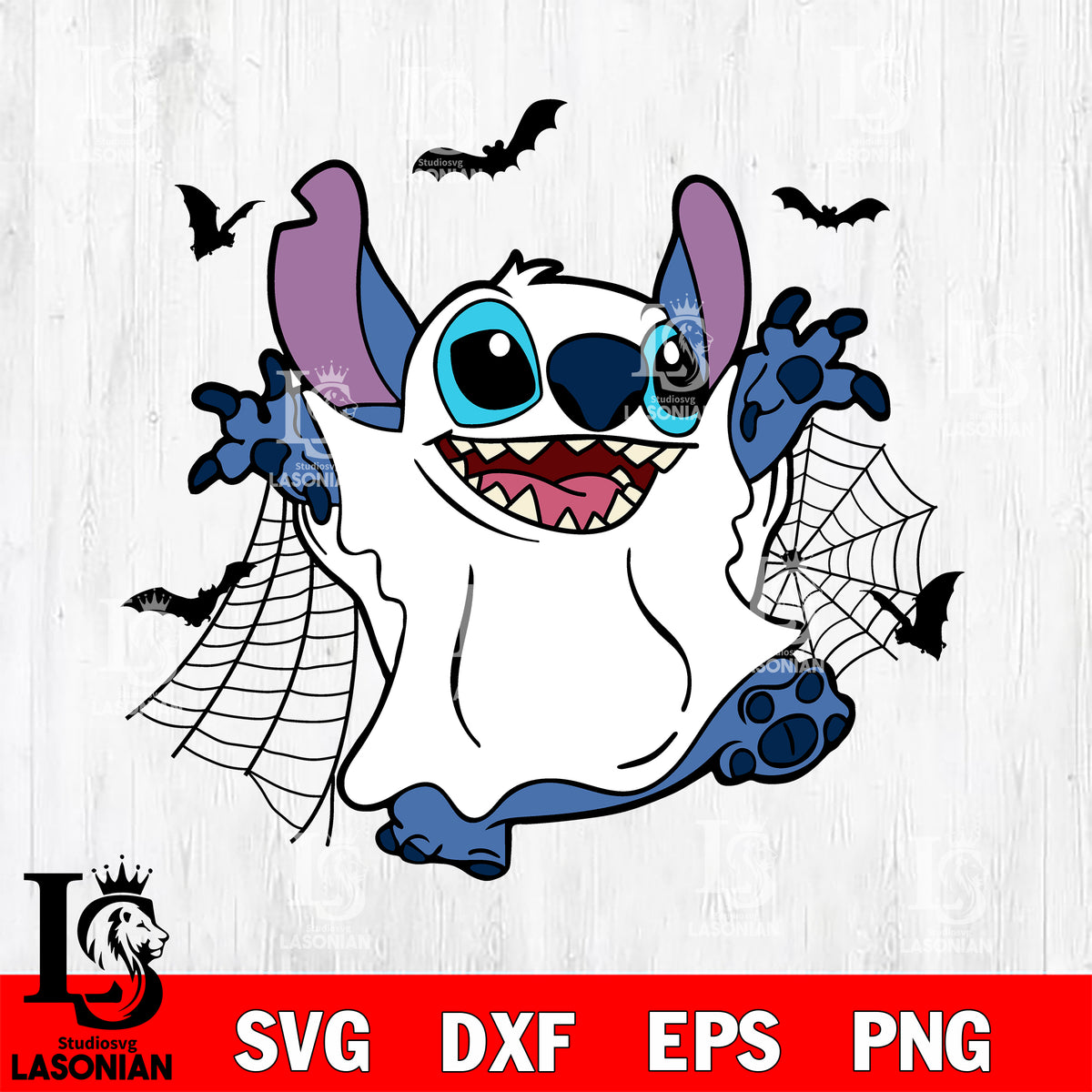 Stitch witch svg, png, dxf, eps digital file HLW0158