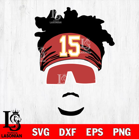 Patrick Mahomes Chiefs 2 Svg eps dxf png file, Digital Download, Instant Download, Cricut file