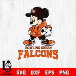 Bowling Green Falcons Mickey Mouse Football, Svg Eps Dxf Png File, Digital Download