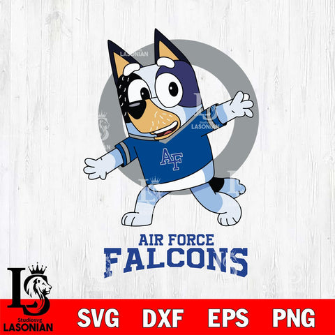 Air Force Falcons Bandit Heeler Rugby Svg Eps Dxf Png File, Digital Download ,Instant Download, Cricut File