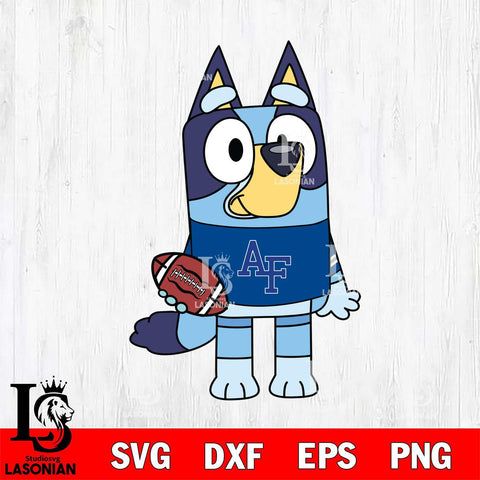 Air Force Falcons Bluey 2 Svg Eps Dxf Png File, Digital Download, Instant Download