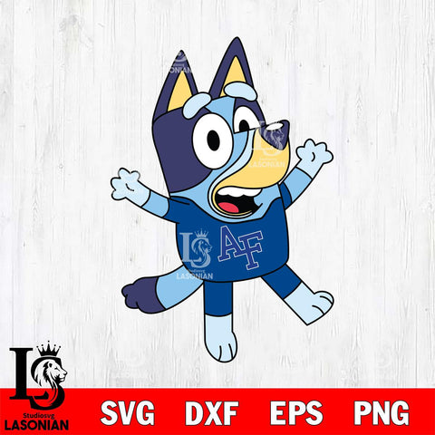 Air Force Falcons Bluey 3 Svg Eps Dxf Png File, Digital Download, Instant Download